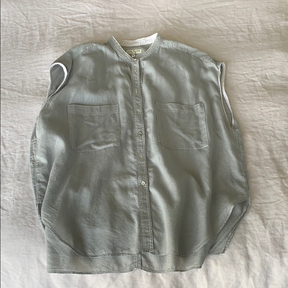 Rag and bone loose fitted button up
